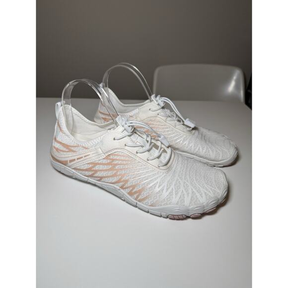 The Barefoot Co Air-Flex Elite 2.0 Women’s Running Shoe Pink/white Size 10 NEW - Picture 1 of 8